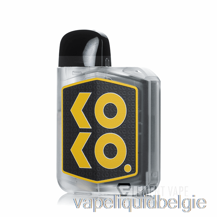 Vape-vloeistof Uwell Caliburn Koko Prime 15w Pod-systeem Doorschijnend Zwart En Goud